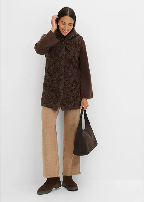 Gilet teddy, bonprix