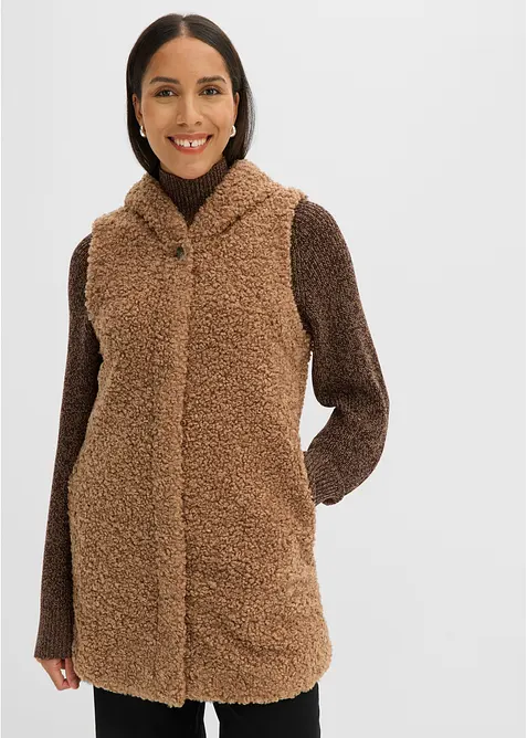 Gilet teddy, bonprix