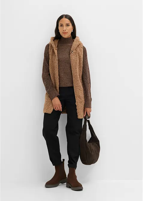 Gilet teddy, bonprix