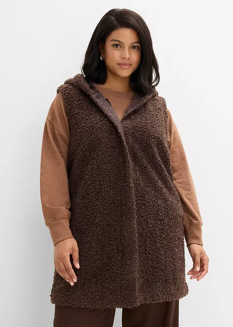 Gilet teddy, bonprix