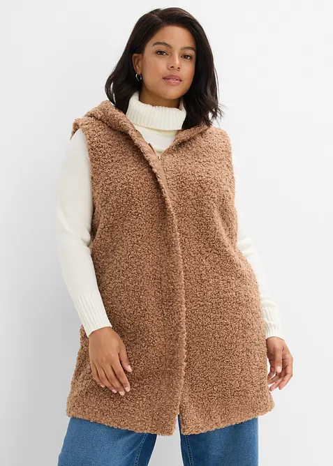 Gilet teddy, bonprix