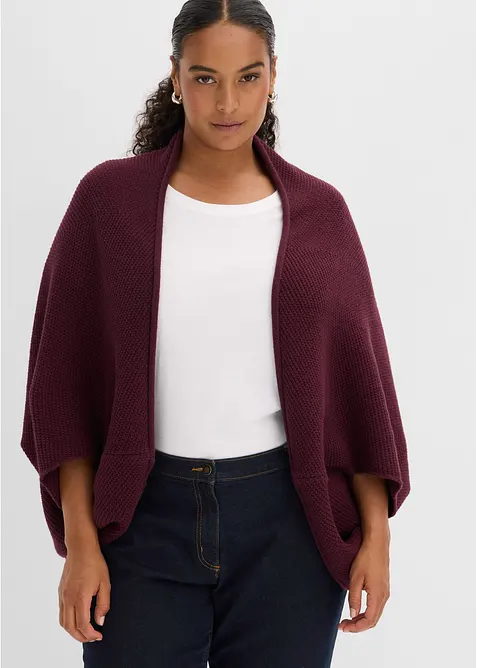 Cardigan stile poncho, bonprix