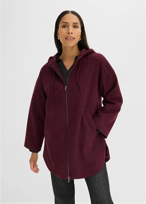 Giacca da mezza stagione, simil lana, bonprix
