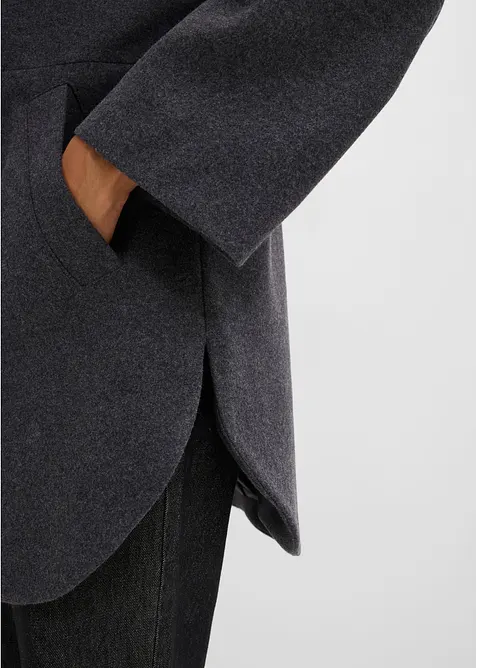 Giacca da mezza stagione, simil lana, bonprix