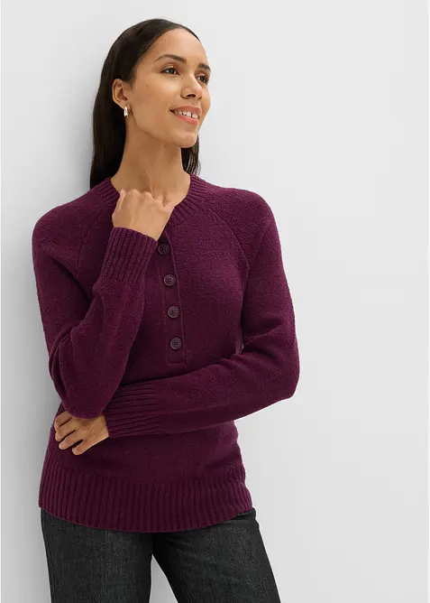 Maglione in misto cotone, bonprix