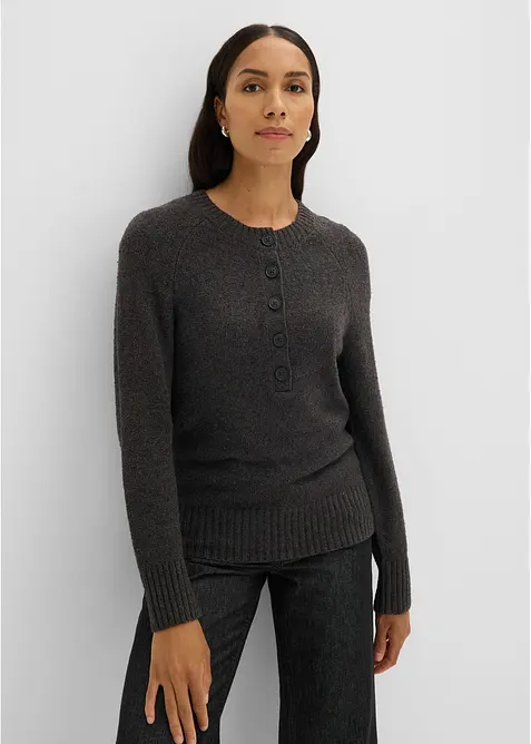 Maglione in misto cotone, bonprix