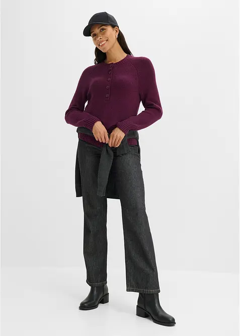 Maglione in misto cotone, bonprix