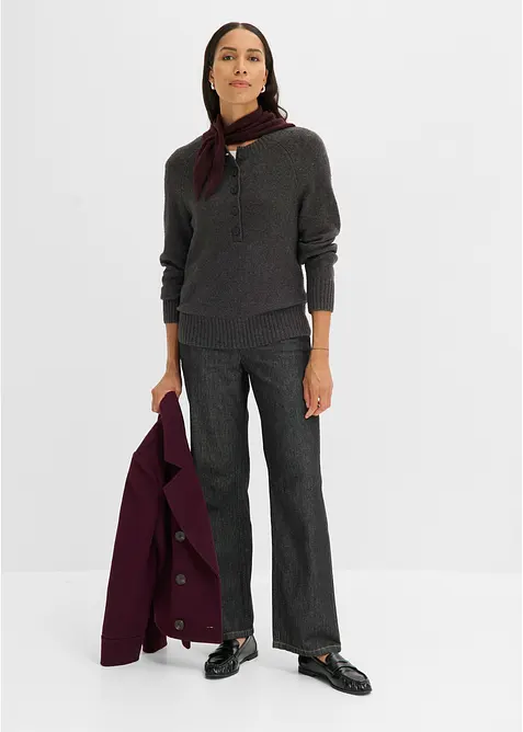 Maglione in misto cotone, bonprix