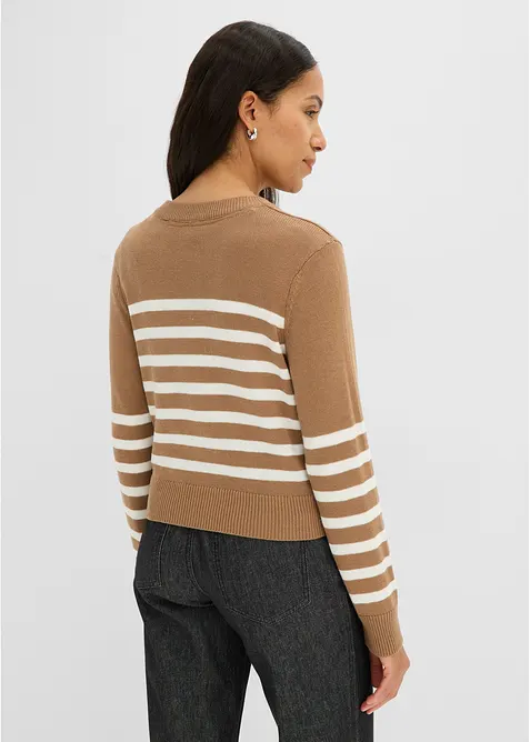 Cardigan corto in misto cotone, bonprix