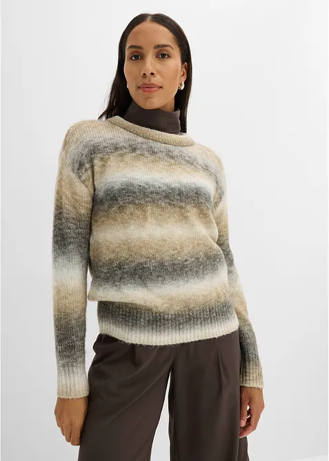 Maglione con percentuale di lana, bonprix