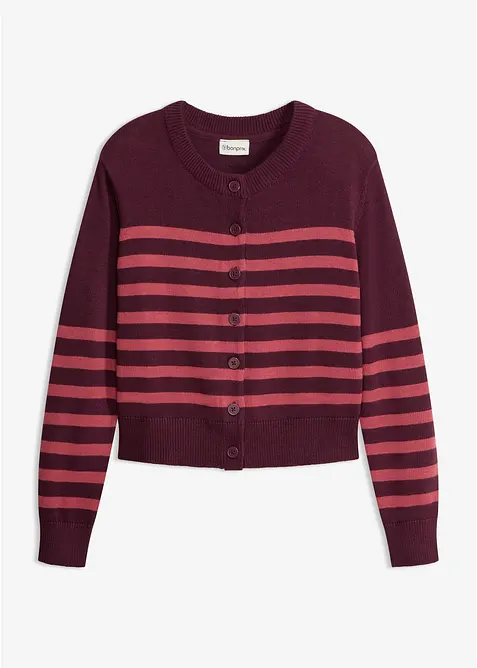 Cardigan corto in misto cotone, bonprix