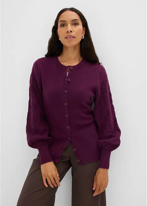 Cardigan traforato, bonprix