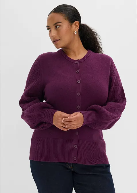 Cardigan traforato, bonprix