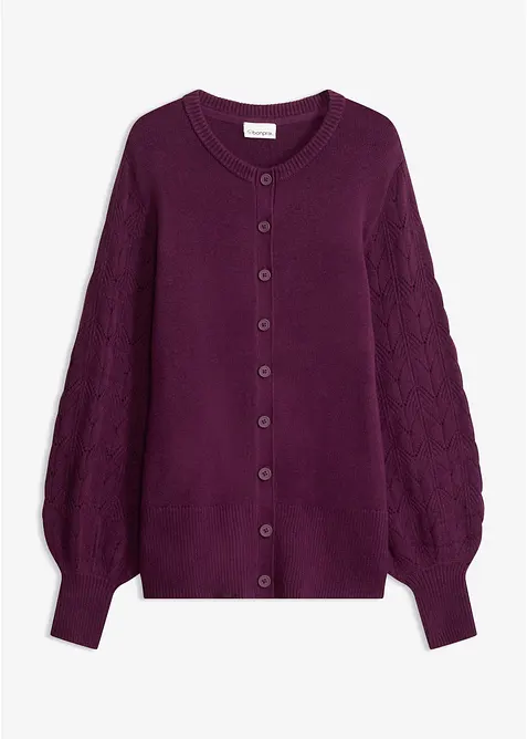 Cardigan traforato, bonprix