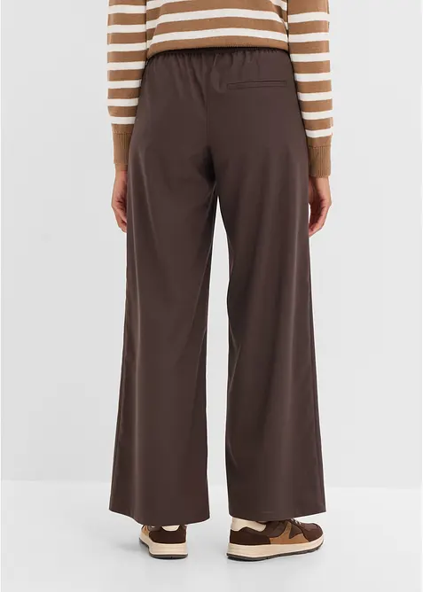 Pantaloni a palazzo in misto viscosa, bonprix