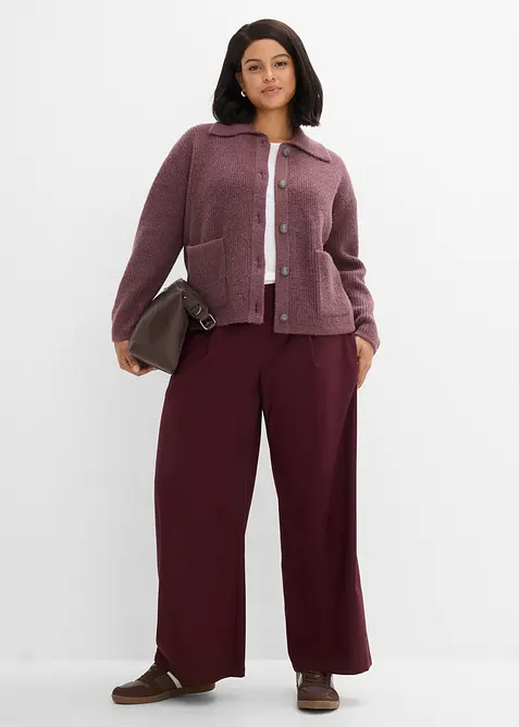 Pantaloni a palazzo in misto viscosa, bonprix
