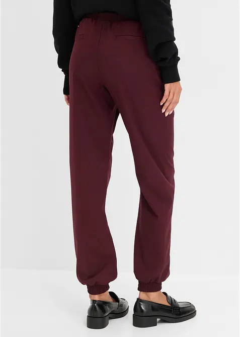 Pantaloni jogger in misto viscosa, bonprix