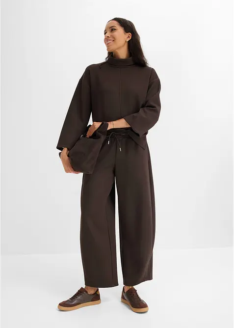 Felpa in tessuto effetto neoprene, bonprix