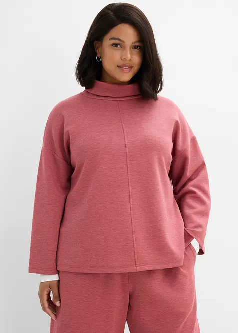 Felpa in tessuto effetto neoprene, bonprix