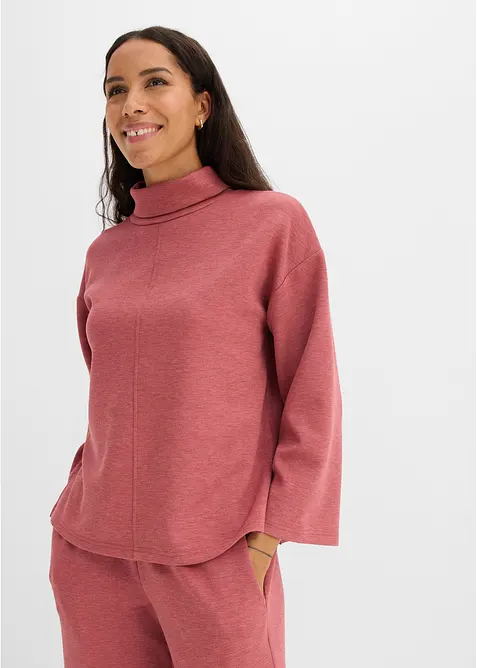 Felpa in tessuto effetto neoprene, bonprix