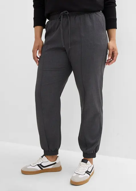 Pantaloni jogger in misto viscosa, bonprix