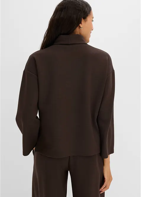 Felpa in tessuto effetto neoprene, bonprix