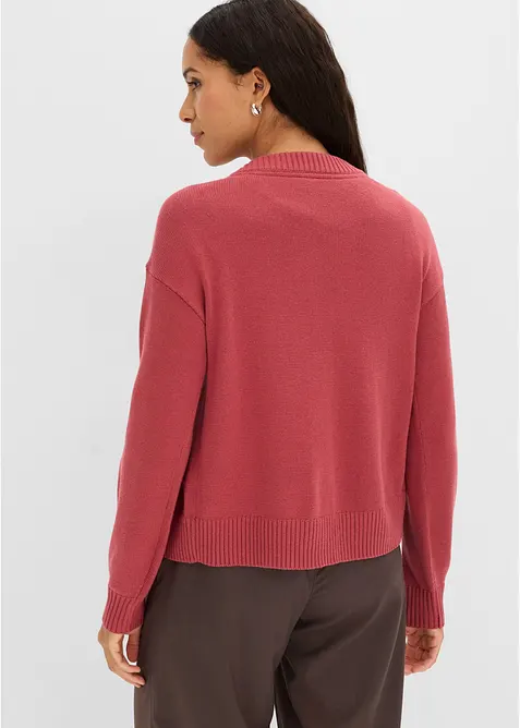 Cardigan corto in misto cotone, bonprix