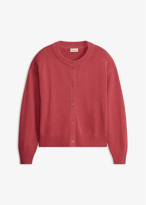 Cardigan corto in misto cotone, bonprix