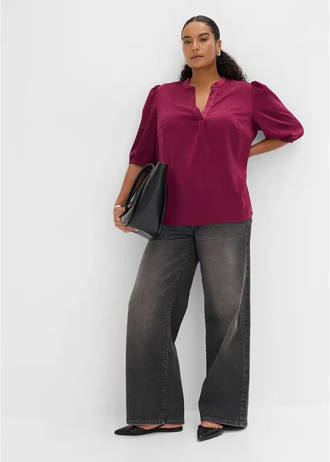 Tunica in satin fluido, bonprix