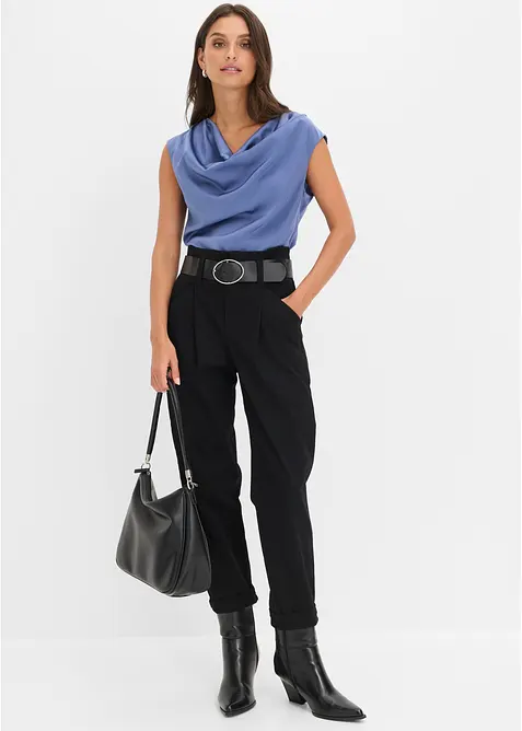 Top in satin fluido, bonprix