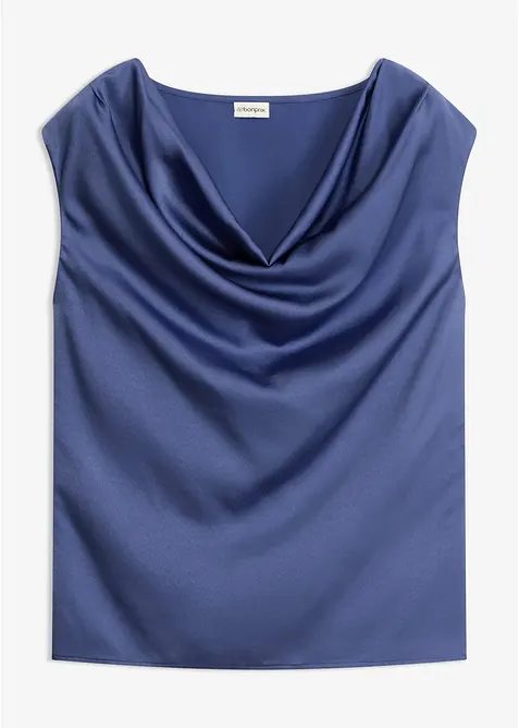 Top in satin fluido, bonprix