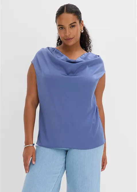 Top in satin fluido, bonprix