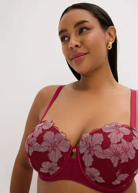 Reggiseno a balconcino con raffinato ricamo, bonprix
