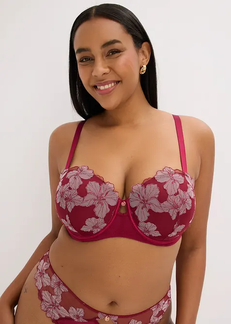 Reggiseno a balconcino con raffinato ricamo, bonprix