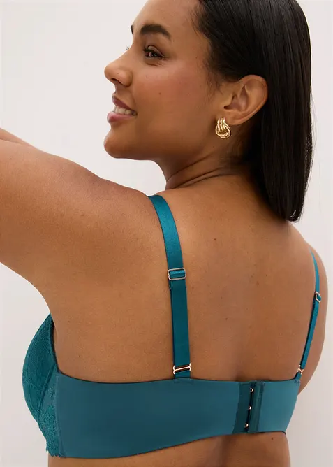 Reggiseno con coppe preformate e pizzo raffinato, bonprix