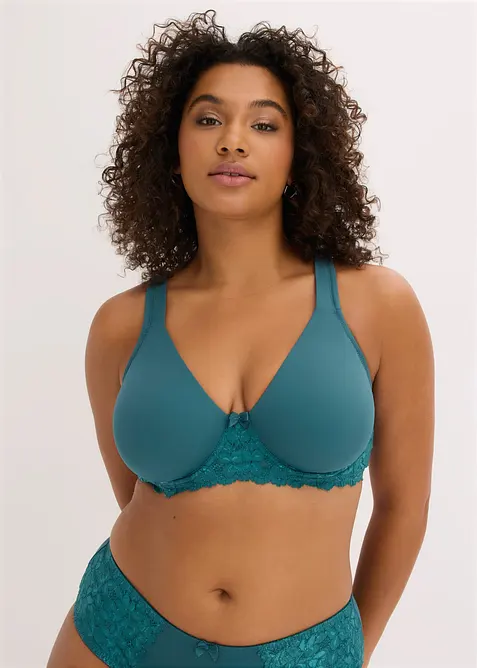 Reggiseno t-shirt con spalline imbottite, bonprix