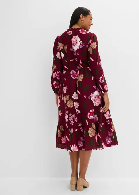 Abito midi in viscosa fluente, bonprix