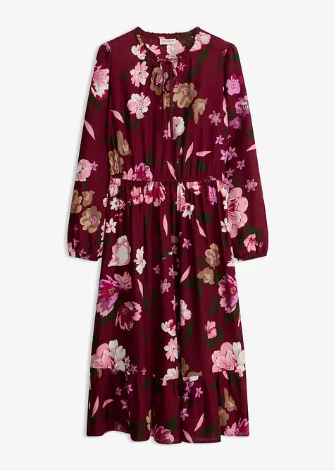 Abito midi in viscosa fluente, bonprix