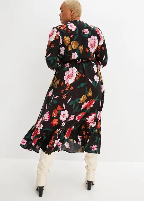 Abito midi in viscosa fluente, bonprix