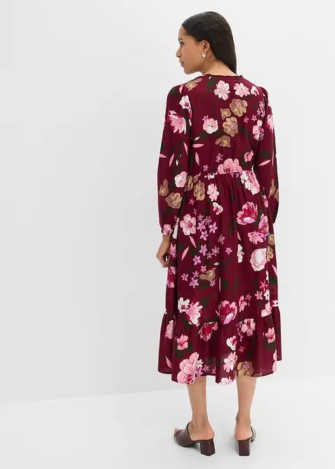 Abito midi in viscosa fluente, bonprix