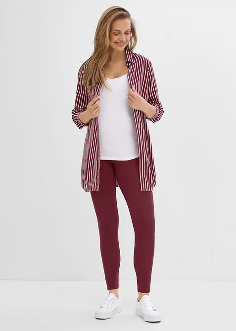 Leggings pr&eacute;maman in cotone biologico (pacco da 2), bonprix