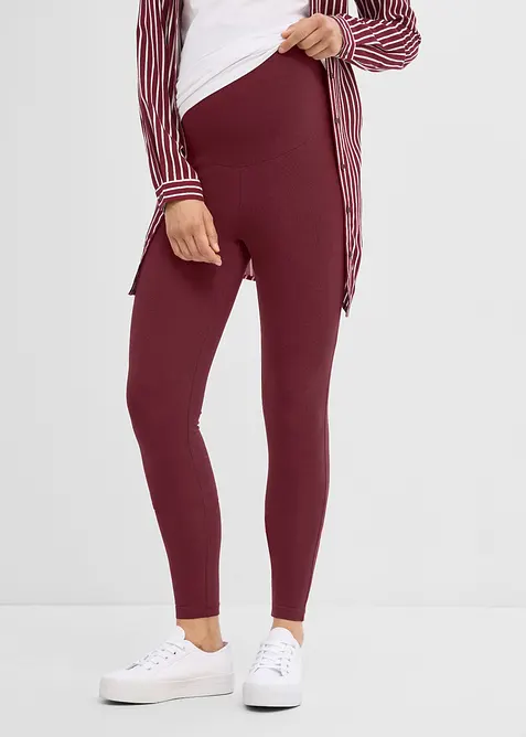 Leggings pr&eacute;maman in cotone biologico (pacco da 2), bonprix
