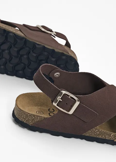 Sandali in pelle, bonprix
