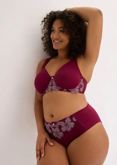 Slip alto con ricami pregiati, bonprix