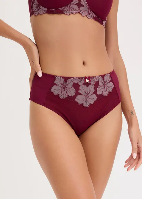 Slip alto con ricami pregiati, bonprix