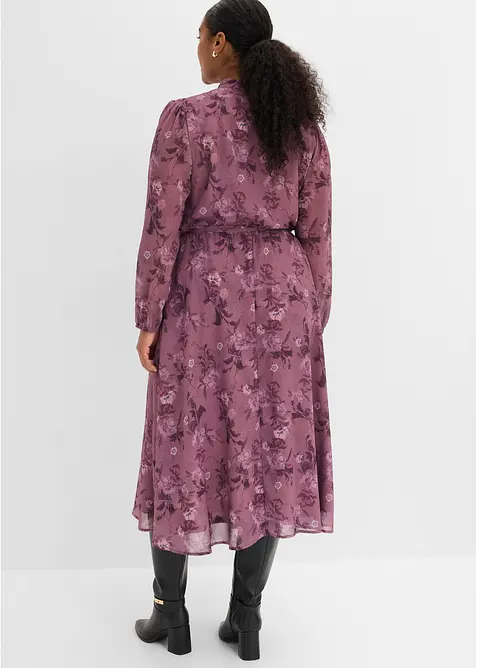 Abito midi di chiffon, bonprix