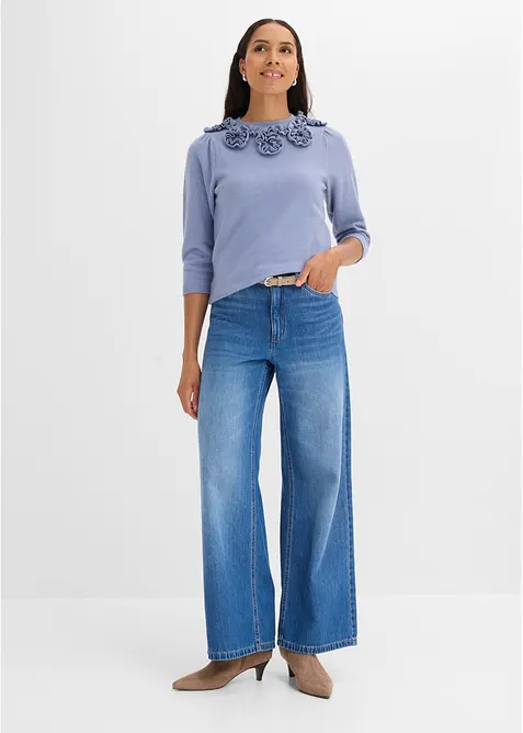 Maglione con maniche a sbuffo, bonprix