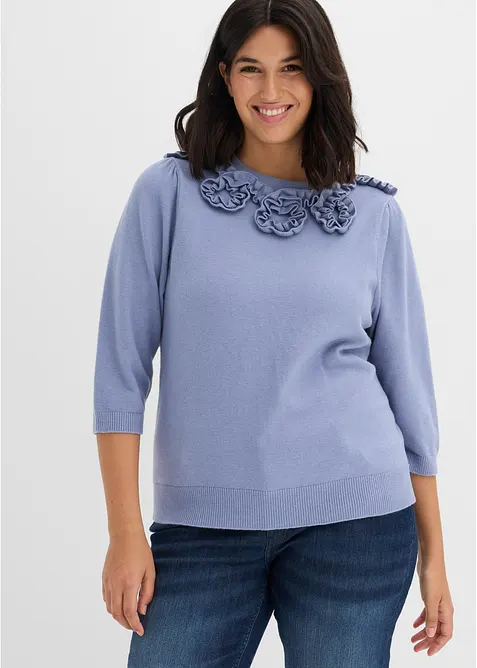 Maglione con maniche a sbuffo, bonprix