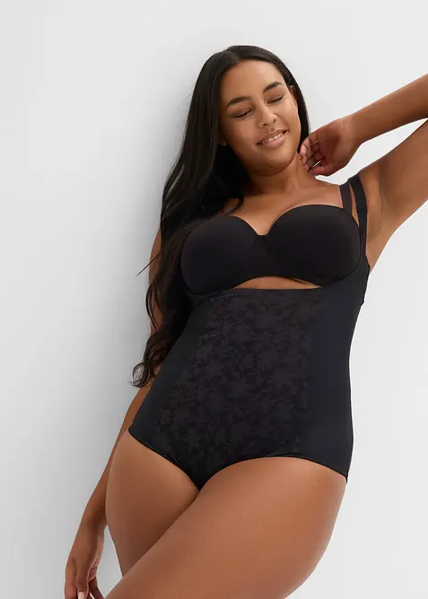 Body con pizzo ed effetto modellante forte, bonprix