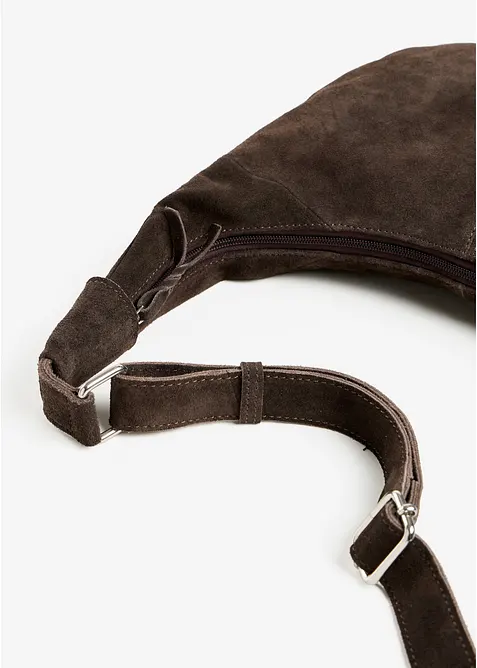 Borsa a tracolla in pelle scamosciata, bonprix